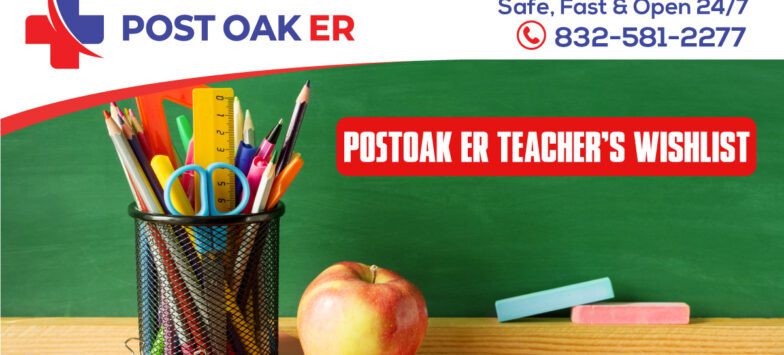 teachers wishlist giveaway 2022 Post Oak Emergency Room Houston Texas
